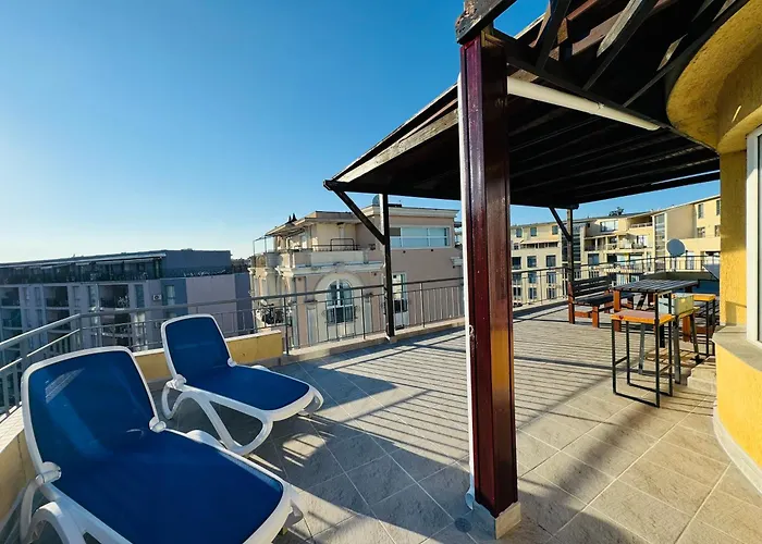 Aqua Blue 38 Penthouse Sunny Lejlighed Sunny Beach